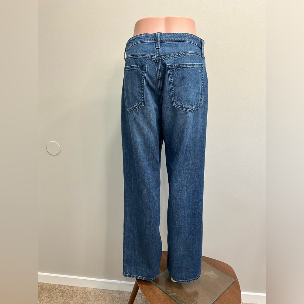 RAG & BONE Lori Mid Rise Wide Leg Jeans Blue Size 26 - Picture 6 of 11